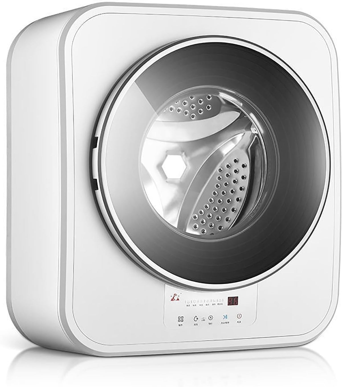 Lavatrice, 3 kg, 605 x 550 x 342 mm, 24 L, Bianco