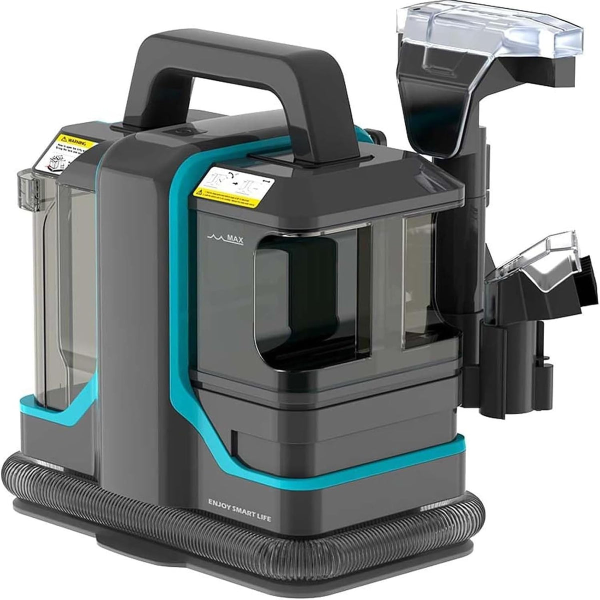 SUCRFXJ, Pulitori a vapore per tappeti, 450 W, 33×17×35 cm, 11 kPa, Nero