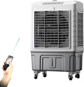 Raffrescatore evaporativo, Jidanmian, 88x50x37 cm, 400.000 m³/h, 90 litri, Nero, telecomando, timer
