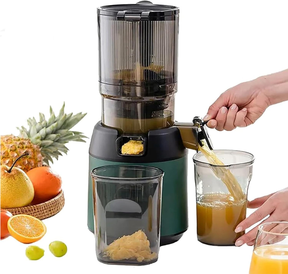 Centrifughe ed estrattori di succo, hKjPlvf, 300 W, 13 cm, 5 pollici, Verde