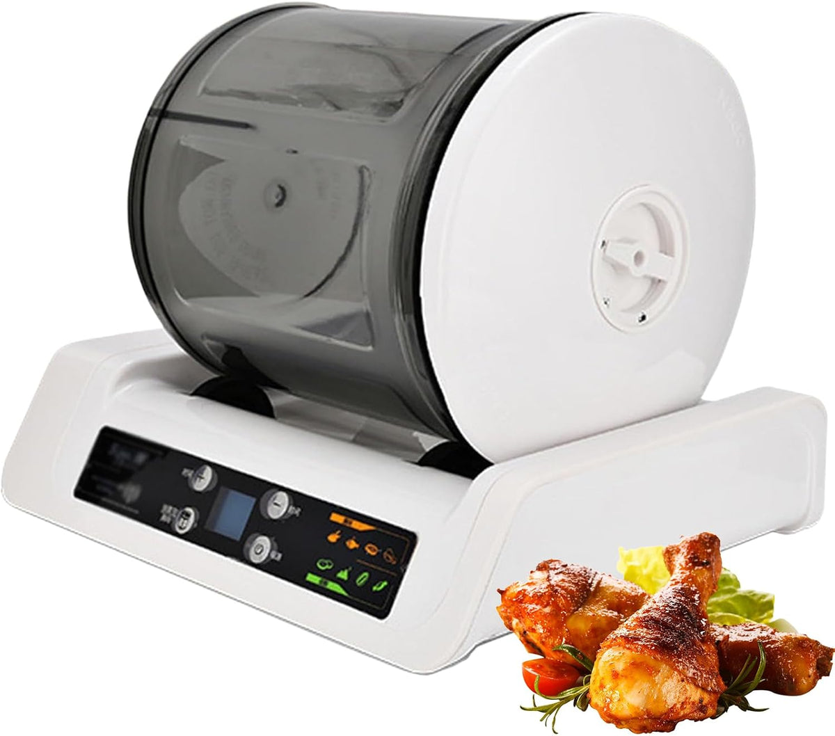 Macchine sottovuoto per alimenti, 5 L, 4 W, 25 cm, Nero, timer