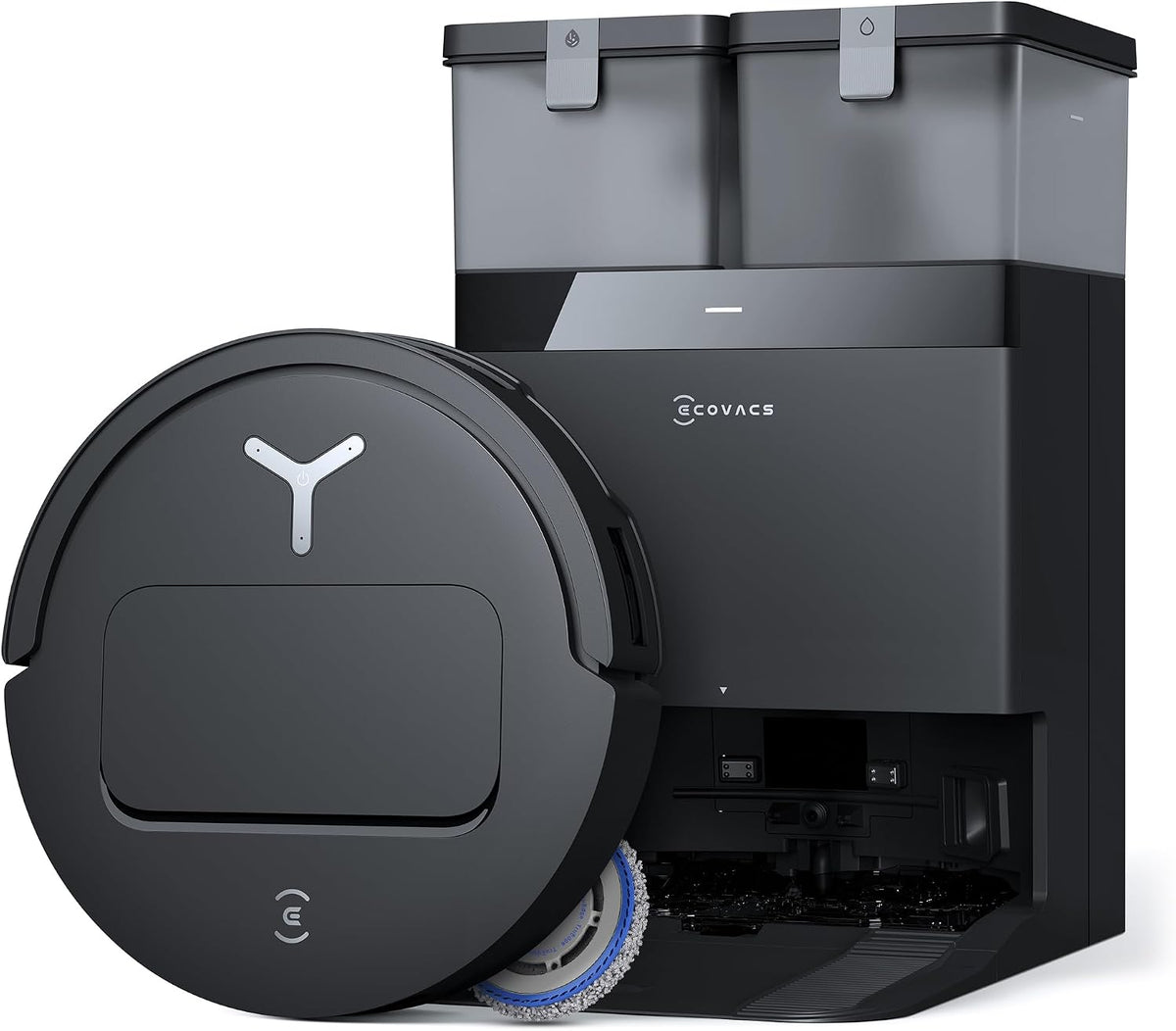 Robot aspirapolvere, T50, ECOVACS, 3,2 pollici, Nero