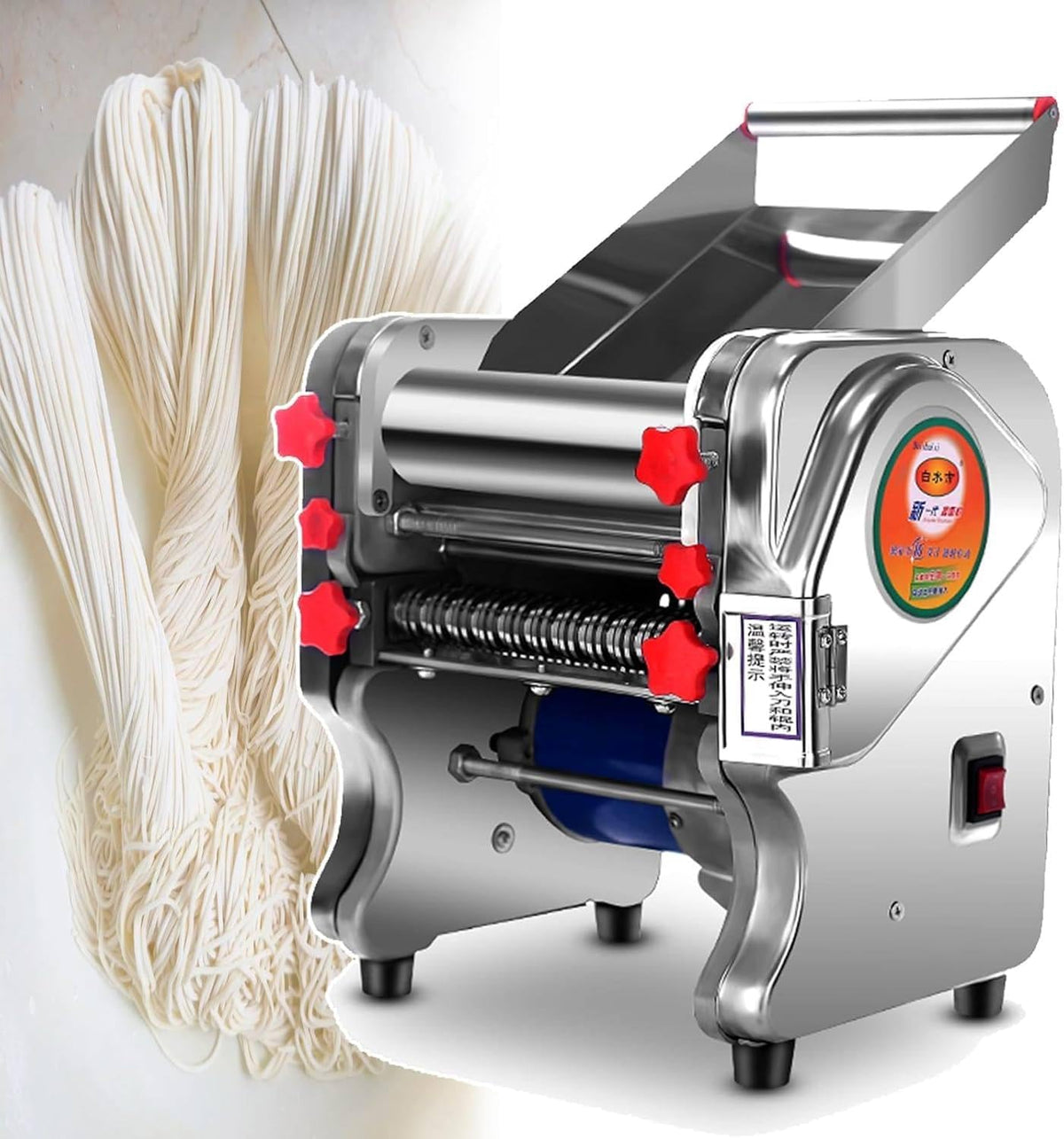 Macchine per pasta, HaiZethonic, 20 mm, 43 x 38,5 x 44 cm, 24 cm, Argento, acciaio inox