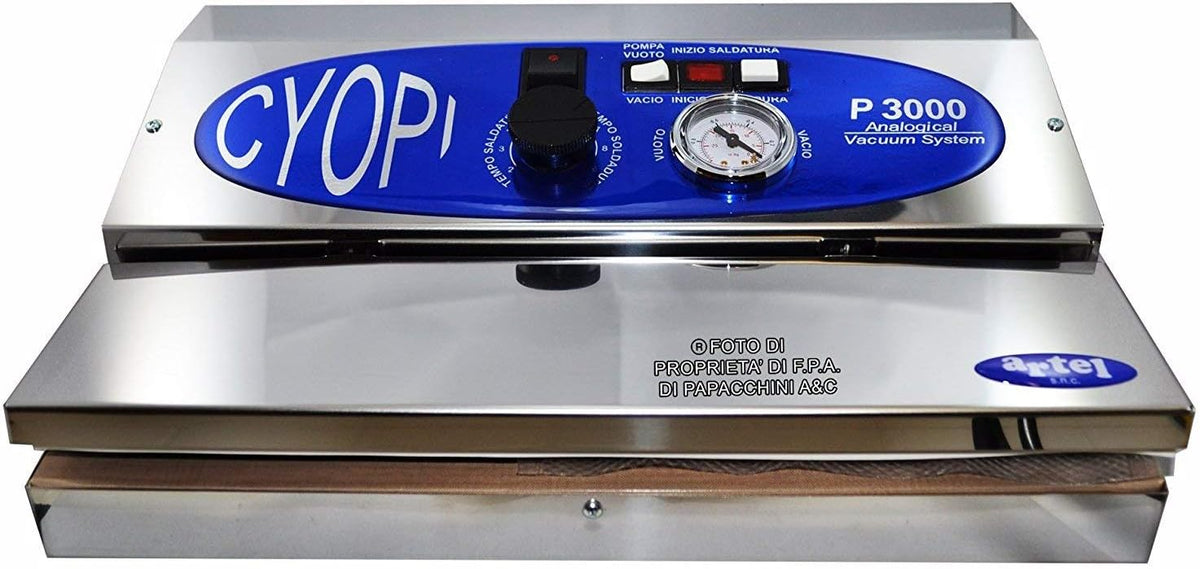 Macchine sottovuoto per alimenti, P300, Artel, 330 mm, 16 L, 600 W, Argento, acciaio inox