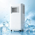 Condizionatore portatile, TozMvi, 14.000 Btu, 29 litri, 4000 W, Bianco, telecomando, timer
