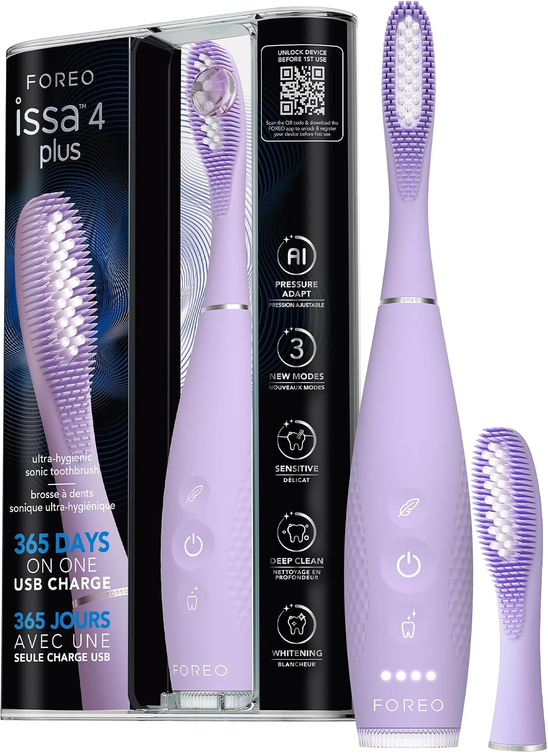 FOREO, Spazzolini a tecnologia sonica, Nero