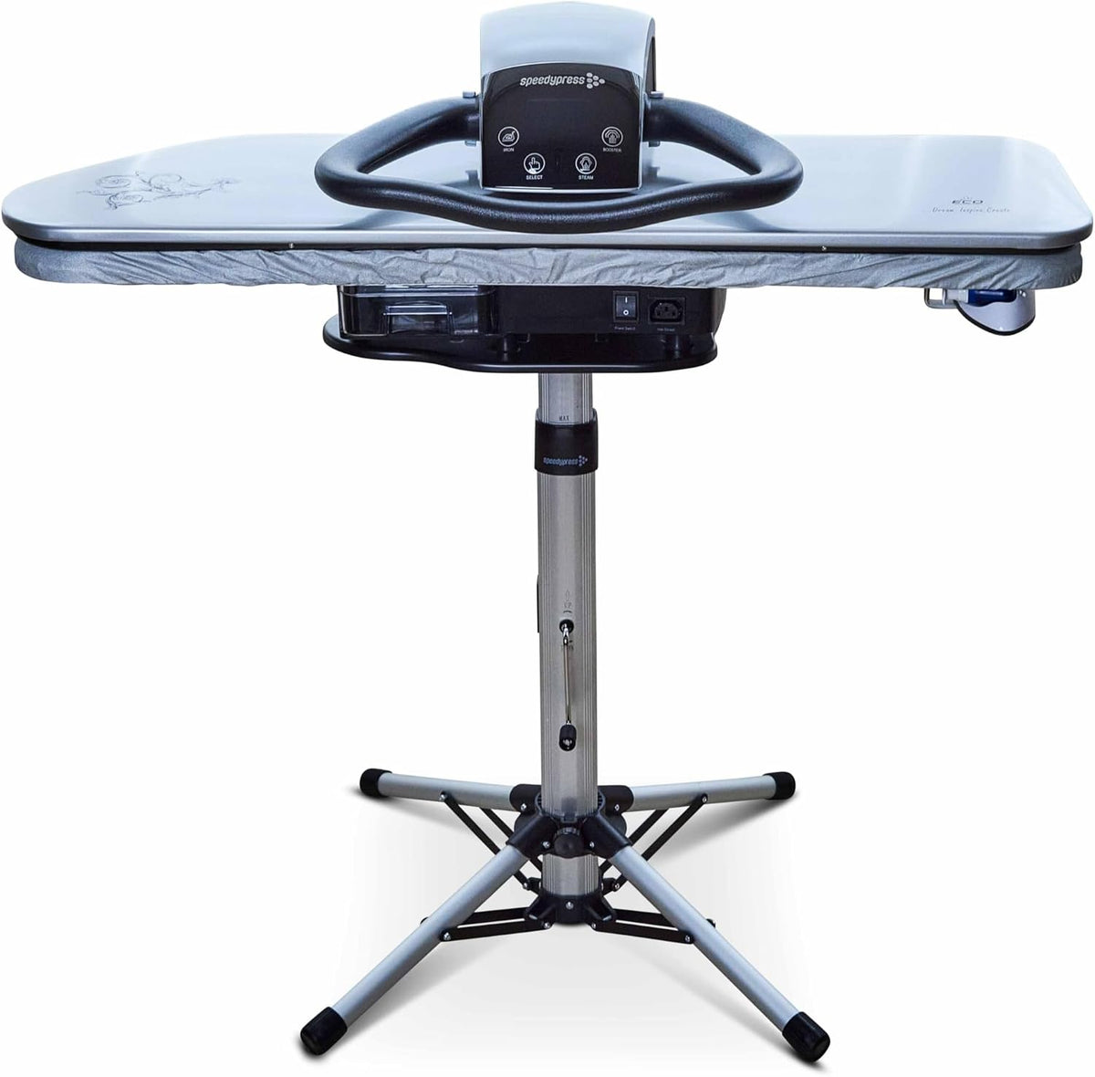 Speedypress, Presse da stiro, 101 cm, 800 ml, Argento, spegnimento automatico, protezione dal surriscaldamento