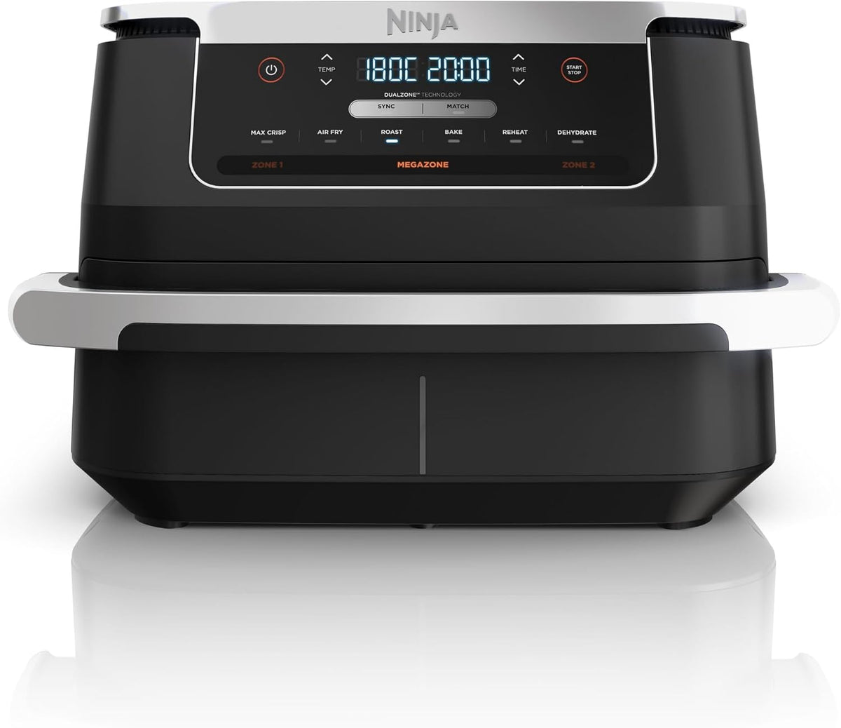 Ninja, Friggitrice ad aria, AF550EU, 6,6 L, 1,6 kg, Nero, Airfryer