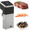 ORIDLECTAL, Macchine per cottura a bagnomaria, IPX7, 1600 W, 0,1 °C, 70 litri, Nero, acciaio inox, illuminazione LED
