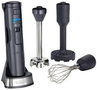 CUISINART, Frullatori ad immersione e minipimer, Nero, acciaio inox, funzionamento senza fili, 3 in 1