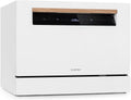 KLARSTEIN, Lavastoviglie, 1380 W, 6,5 L, 49 dB, Nero/Bianco