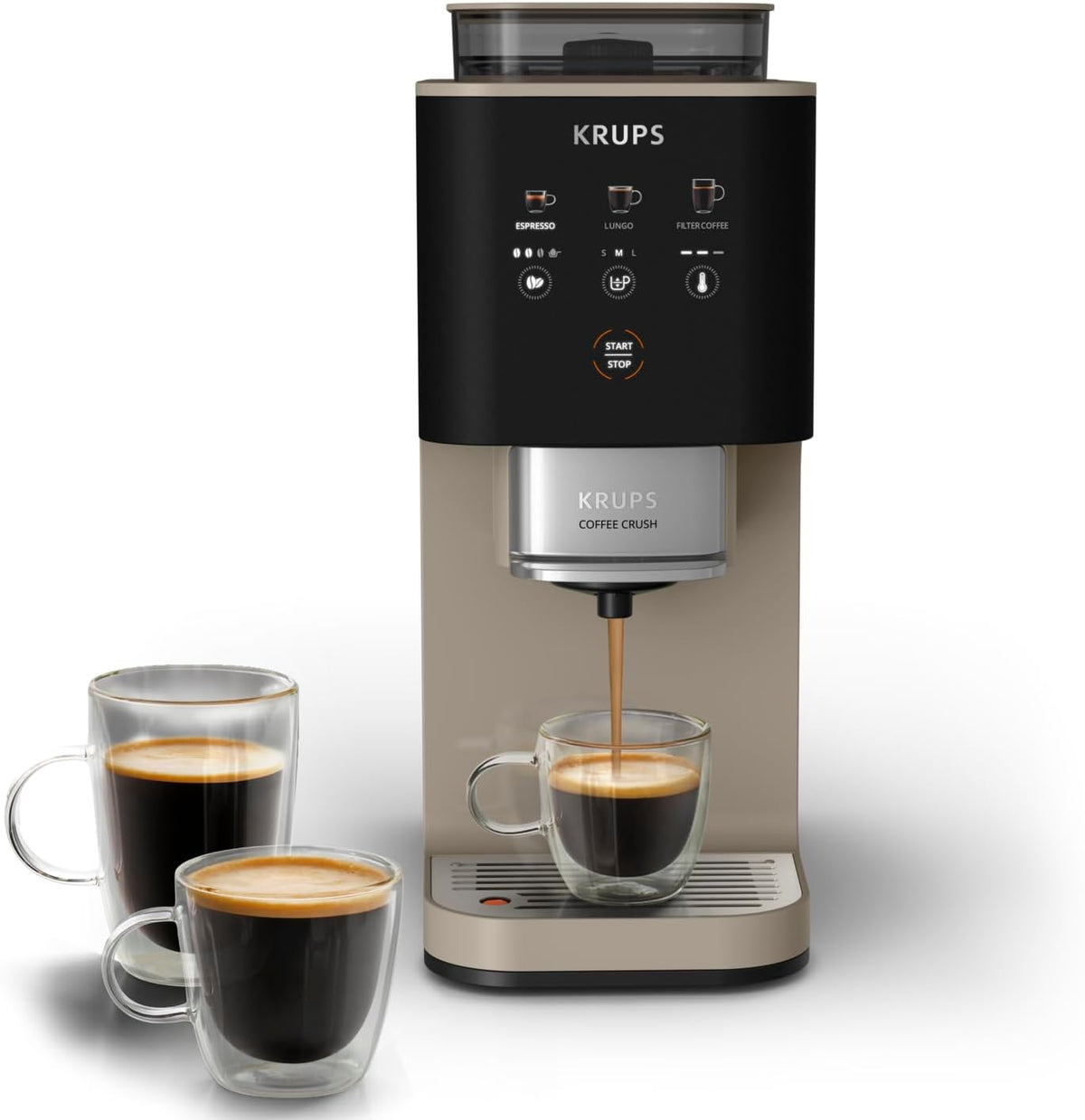 KRUPS, Macchine da caffè tazza singola, SA402A, 35 ml, Nero